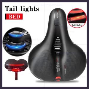 Universal Bicycle Seat High-Quality Seat with Shock Absorption Function Waterproof PU Leather Suitable for Cycling Trips.