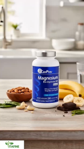 CanPrev Magnesium Bisglycinate 200mg – Bổ Sung Magie Hấp Thu Cao Hỗ Trợ Cơ & Thần Kinh