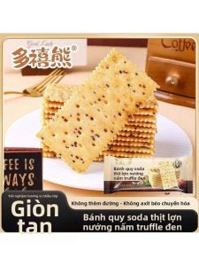 Bánh Quế Ăn Sáng Hỗn Hợp Nấm Truffle Đen và Thịt Xông Khói Thân Thiện Với Người Đái Tháo Đường