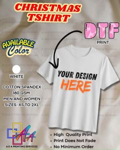 Christmas T-shirt 2026 Dtf Print