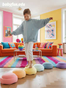 babyfun.edu | Colorful Mini Sensory Development Stepping Stones Toy
