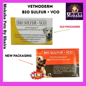 Vetnoderm medicated herbal soap Madre cacao+VCO. Herbal Extract +VCO Sulfur