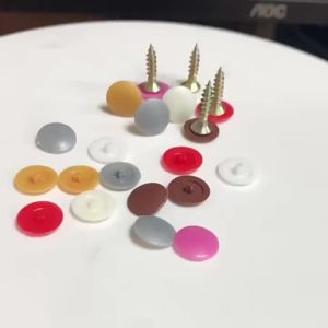 100/200Pcs Plastic Self-tapping Cross Screws Cap Cover Waterproof Rust-proof Furniture Practical Self-tapping Screws Decor Cover