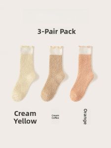 Pure Cotton Maternity Socks Large Size Loose No-Cuff Long Socks for Pregnant Women And New Mothers Autumn Spring Winter Home Wear