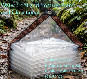 Transparent rainproof tarpaulin heat preservation transparent tarpaulin rainproof tarpaulin heat preservation tarpaulin for flower cultivation windproof and heat preservation tarpaulin for pavilions