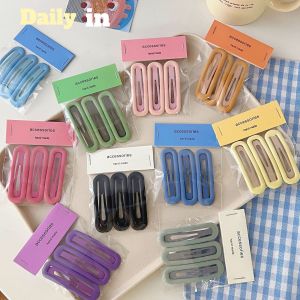 Candy Colored Hair Clips BB Clips Seamless Side Clips Fringe Hair Accessories Bright Color Hairpins Korean Style Hair Decorations