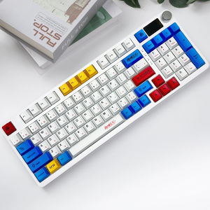 CXTECH | Custom 98-Key Display Bluetooth Triple-Mode Mechanical Keyboard Knob Silent RGB Lighting Office Use for Women