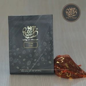 Cà Phê pha quán Culi Nguyên Chất - Vị Đậm Thơm Nồng - Pha Phin/Máy - Túi 250g - REAL BEAN COFFEE