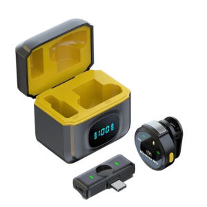 ไมโครโฟนไร้สายแบบหนีบปกเสื้อ J6 สำหรับไลฟ์สด สัมภาษณ์ พกพาสะดวก ลดเสียงรบกวน บันทึกเสียงและวิดีโอ ใช้กับ Tiktok ไลฟ์สด และโทรศัพท์