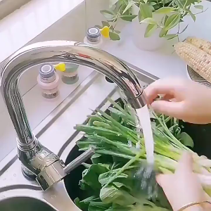 Saringan Air Kran Filter Sambungan Keran Wastafel Dengan 4 Lapis Penyaring Water Filter Karbon