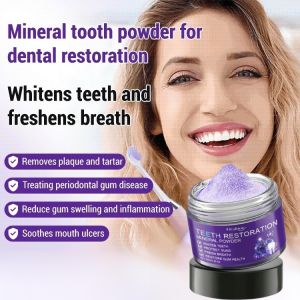 Gentle Teeth Stain Remover & Whitening Powder: Reduce Yellowing in 24h