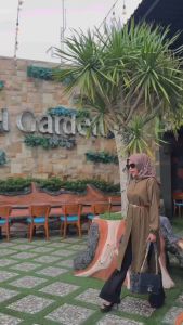 longdress tunik rayon twill premium full kancing belah samping