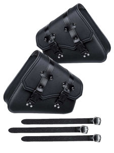 Motorcycle Side Bags Saddlebags Leather Saddle Bag Side Luggage Storage Tool For Honda/Suzuki/Yamaha Pouch Bag Universal