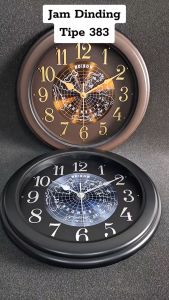 Jam Dinding Edison ES 383 MAP AL T7 Diameter 380mm 38cm