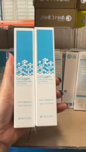 🔥[พร้อมส่ง/แท้💯]🔥3W Clinic Collagen Natural Time Sleep Eye Cream  ครีมบำรุงรอบดวงตาจากเกาหลี 40ml.