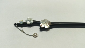 Light Luxury Chinese Style Shell Carving Hair Stick