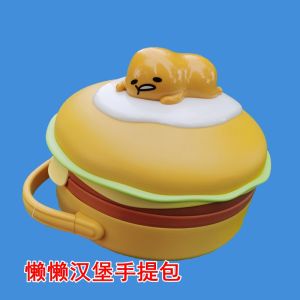 KFC 2024 New Year Ornament Toys Hello Kitty Pachat Dog Sanrio Characters Plushie Collectible Figures Joint Movable Plastic