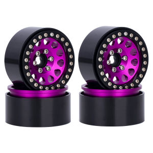 4Pcs Metal 1.9" Beadlock Wheels Rim Hub for 1/10 RC Crawler Car Axial SCX10 D90 TRX4 WRAITH Tamiya CAPRA RR10 Upgrade Parts