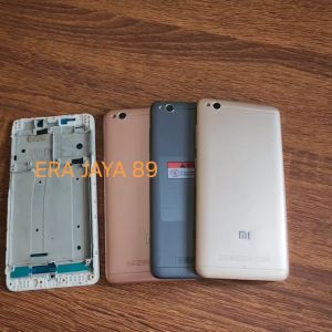 Casing Fullset Xiaomi Redmi 4A: Backdoor Tutup Belakang & Frame Tulang Tengah