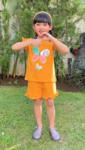 Setelan Anak Cewek Amena Lucuna Mix Warna Size 1-5 Tahun
