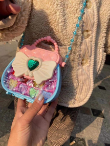 Bộ Trang Điểm Hóa Trang Cho Trẻ Em Với Túi Xách Nơ Và Túi Đeo Chéo Trang Sức - Món Quà Sinh Nhật Và Giáng Sinh Lý Tưởng Cho Bé Gái Từ 3-12 Tuổi