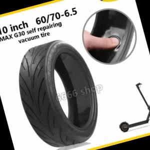 Lốp Không Săm 10 Inch Có Thể Sửa Chữa 60/70-6.5 Cho Xe Tay Ga Điện Ninebot Max G30/G30D G30LP - Lốp Cao Su Tự Động Sửa Chữa