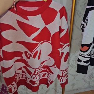 [7 Queen] Sweatwe mic rajut import - sweater wanita