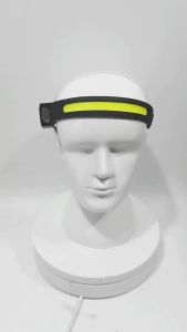 COB LED Sensor Headlamp USB Rechargeable Camping Search Light Built-in Battery Headlight Led Head Torch for Fishing Camping