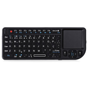 MRSVI A8 Mini Wireless Keyboard 2.4G 7 Color Backlit Touchpad Air Mouse With Infrared Indicator for Android TV Box PCOffice