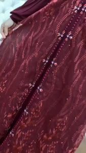 NOVIA DRESS Brukat Bahan Ceruty Gamis Lebaran 2024 Model Gamis Terbaru Dress Kondangan / Gamis Ceruti Wanita Brokat / Dress Wanita Lebaran Terbaru Gamis Muslim Syari By Keyclo