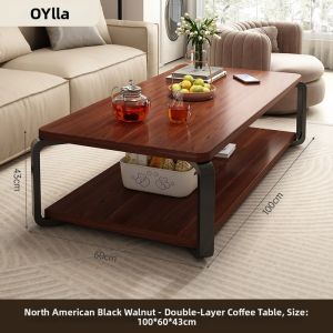 OYIla | Vintage Style Living Room Coffee Table Simple Design