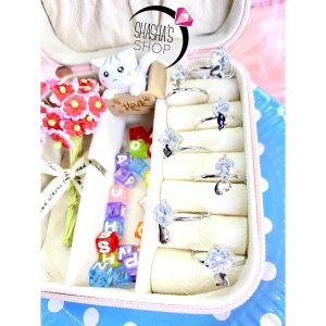 nhẫn hàn quốc thời trang có khe hở tăng đưa đeo được mọi kích cở tay