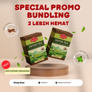 Moetji Teh Detoks | Teh Hijau Rempah Kesehatan | Teh Diet Pelangsing Herbal | Sehat Turun BB