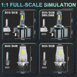 D1S D3S LED Headlight 1:1 Xenon Lamp LED Canbus No Error Bulbs Super Bright D2S D4S D8S Bulbs spotlights Automobile Turbo Lights