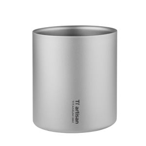 Tiartisan | Pure Titanium Double Layer Insulated Travel Mug