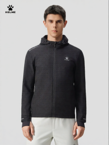 Kelme | Running Hooded Windproof Fleece Training Jacket