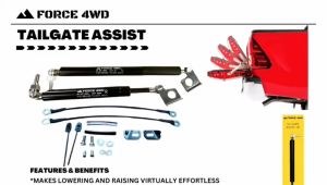 Ford Ranger T9 2022-2023 XLT PLUS/WILDTRAK Force Tailgate Assist