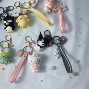 SHOPHOME - Gantungan Kunci rumah tas kendaraan mobil motor serbaguna Karakter Kartun lucu KEY07