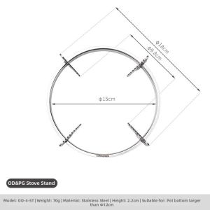 Campingmoon | Outdoor Gas Stove Bracket Accessory