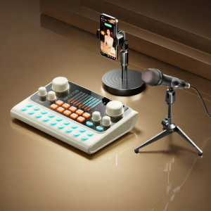 soaiy | Thẻ Âm Thanh Phát Sóng Trực Tiếp Karaoke Mic