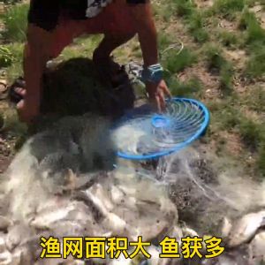 Jaring tangan gaya Frisbee jaring tangan pemutus tangan pancing jaring memancing jaring melontar jaring ikan jaring plumbum loket baru pemula baru