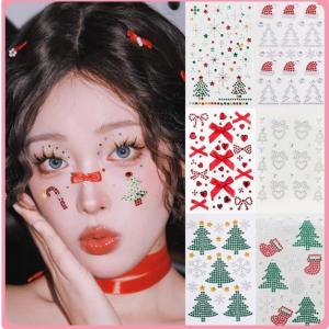 Stage Performance Halloween Tear Diamond Makeup Christmas Black Face Sticking Stick-on Crystals Witch Red Fancy Shape Diamonds Face