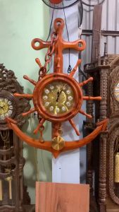 Đồng hồ treo tường đồng hồ mỏ neo đồng hồ gỗ hương