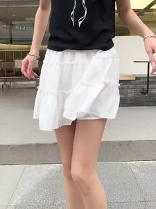 Chân váy xoè cạp chunchân váy chữ A 3tầng thiết kế lưng chun có lót quần theo phong cách hiện đại [ Shop 02 ]