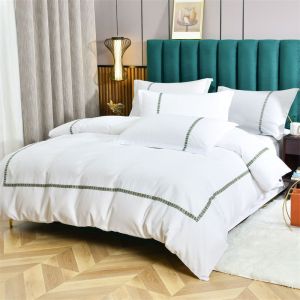 Hotel Use Bedding Set Including Mattress Pad And Duvet Cover