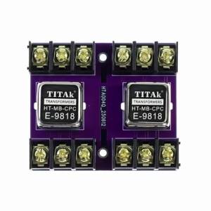 HT-9818 Permalloy Audio Signal Transformer Balanced and Unbalanced Conversion Audio Isolator 600:600 20Hz-20KHz Balanced To RCA