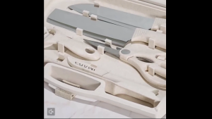 Knives Set Outdoor Kitchen Knife Set 8PCS Stainless Steel Scissor Chef Knife Paring Knife Peeler Cleaver