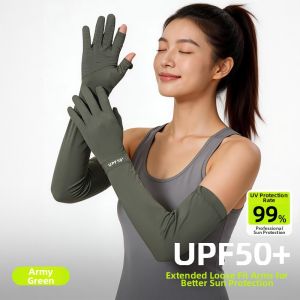 Cooling UV Protection Touchscreen-compatible Non-slip Arm Sleeves