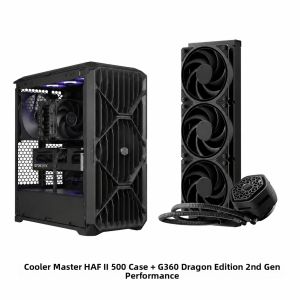 Cooler Master | High Airflow Mid Tower Case Tempered Glass