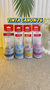 Tinta Canon GI-76 Warna CMYK Untuk Printer Canon G1737 G2770 G3770 G4770 Cetak Lebih Banyak & Hemat